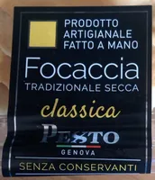 Focaccia tradizionale secca classica