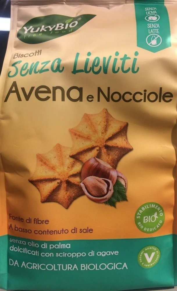 Biscotti senza lieviti avena e nocciole
