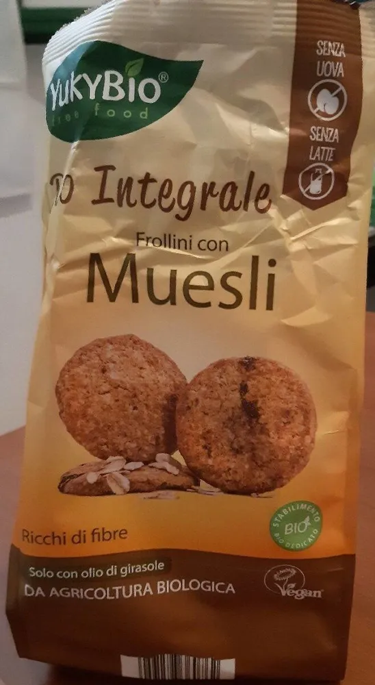 Galletas de espelta integral con muesli