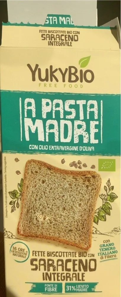 Fette biscottate bio con grano saraceno integrale