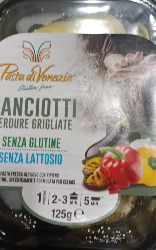 Panciotti verdure grigliate