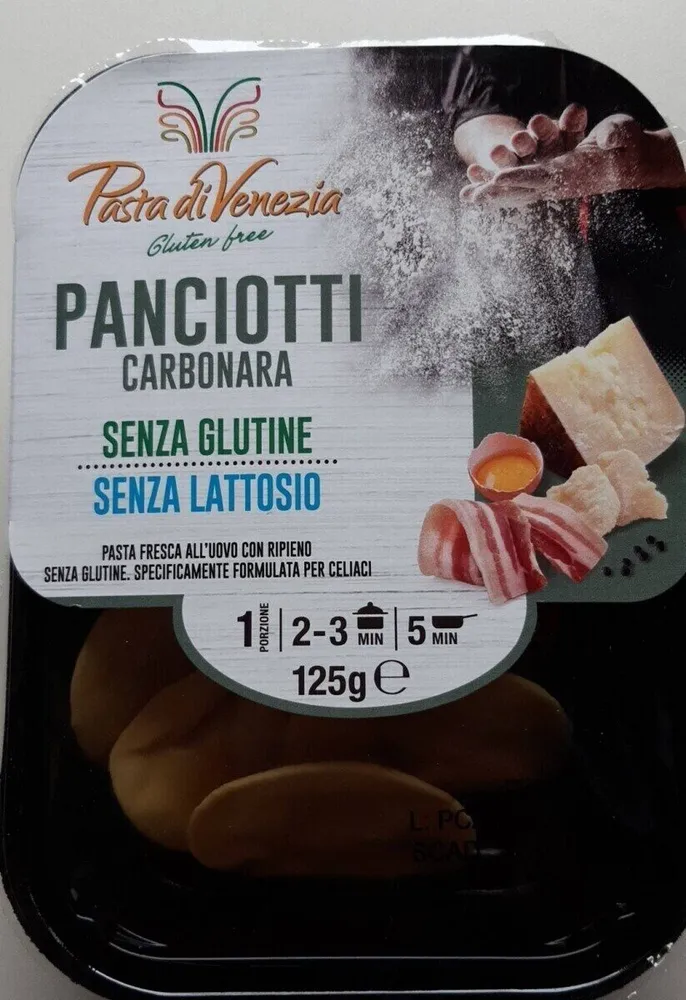 Panciotti  Carbonara senza glutine