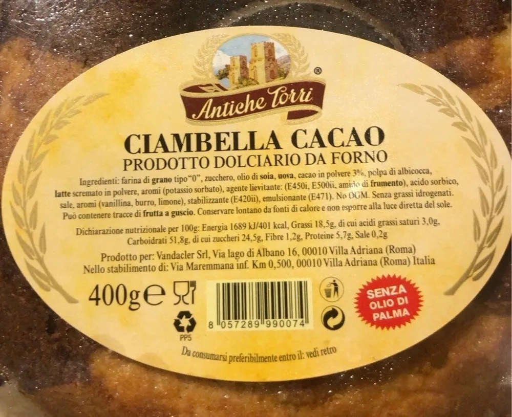 Ciambella al cacao