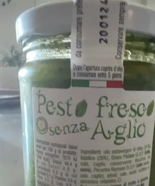 Pesto basilico senza aglio