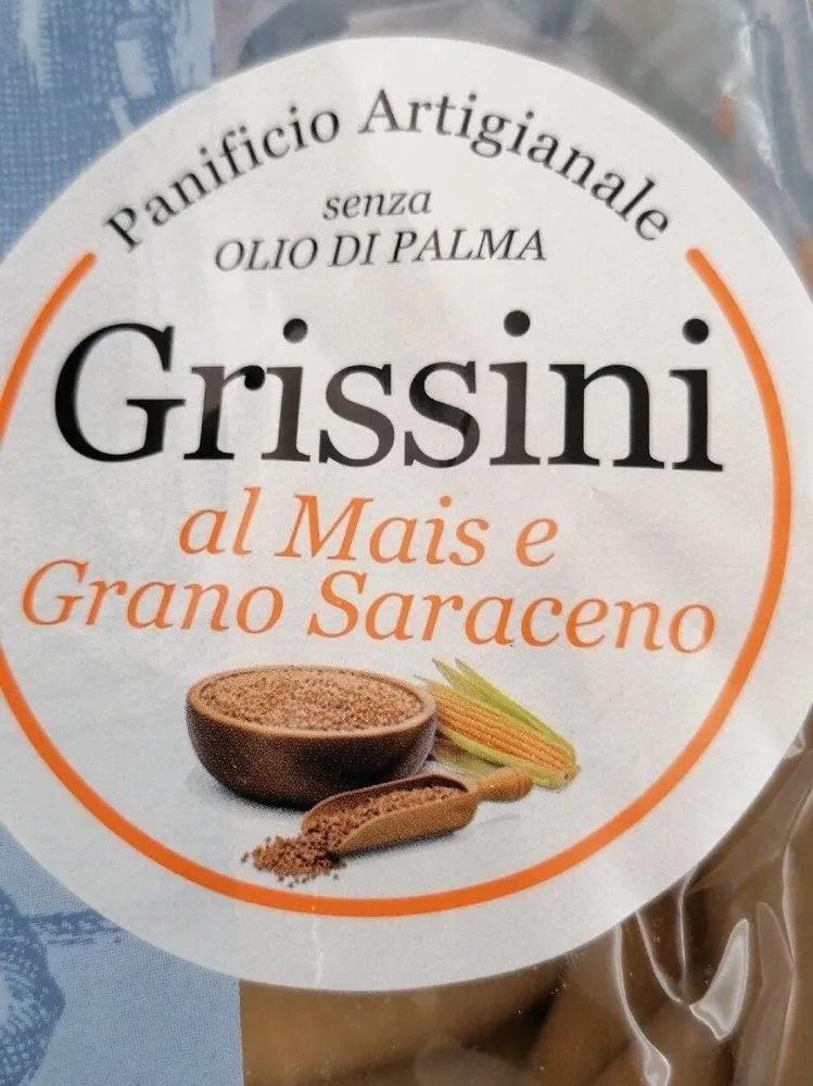 Grissini mais e grano saraceno