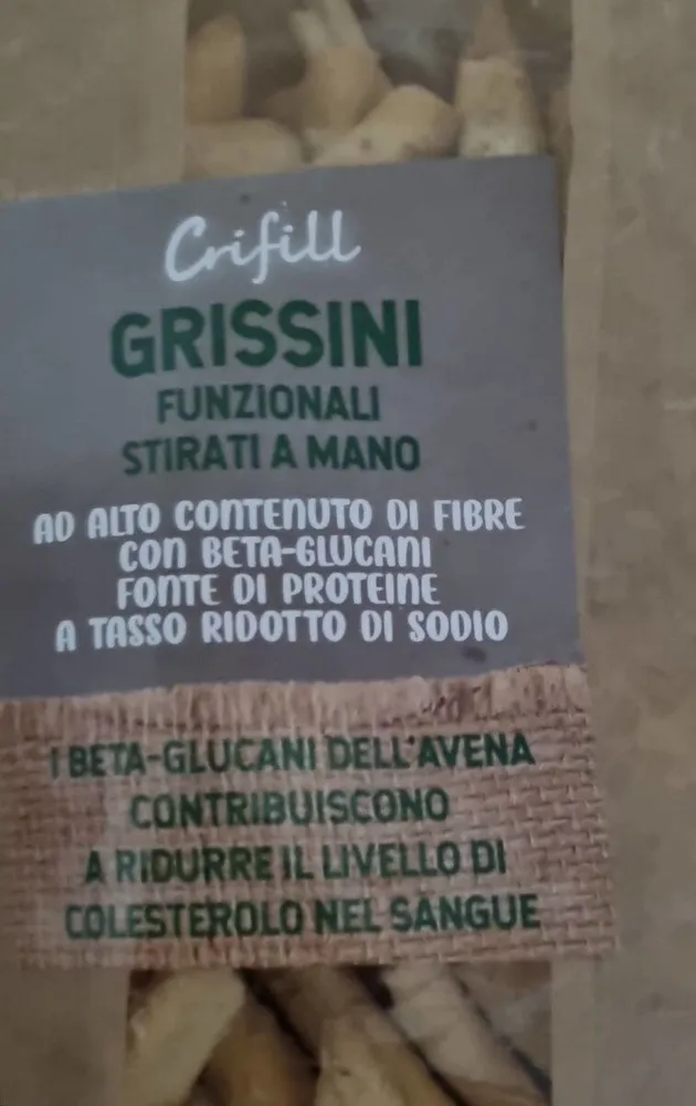 Grissini funzionali stirati a mano