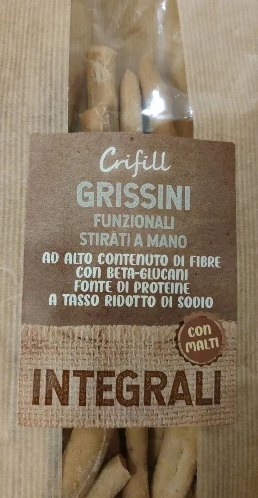 Grissini funzionali stirati a mano