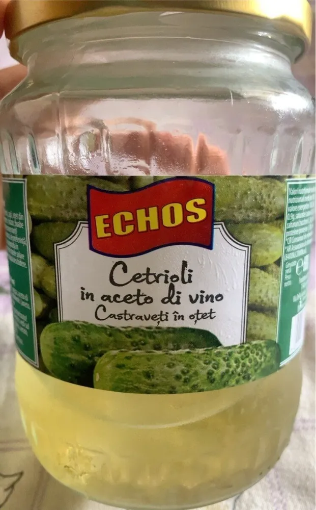 Cetrioli in aceto di vino