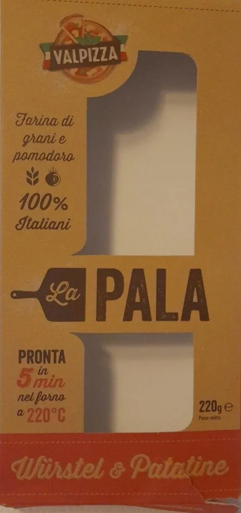 Pizza wurster e patatine