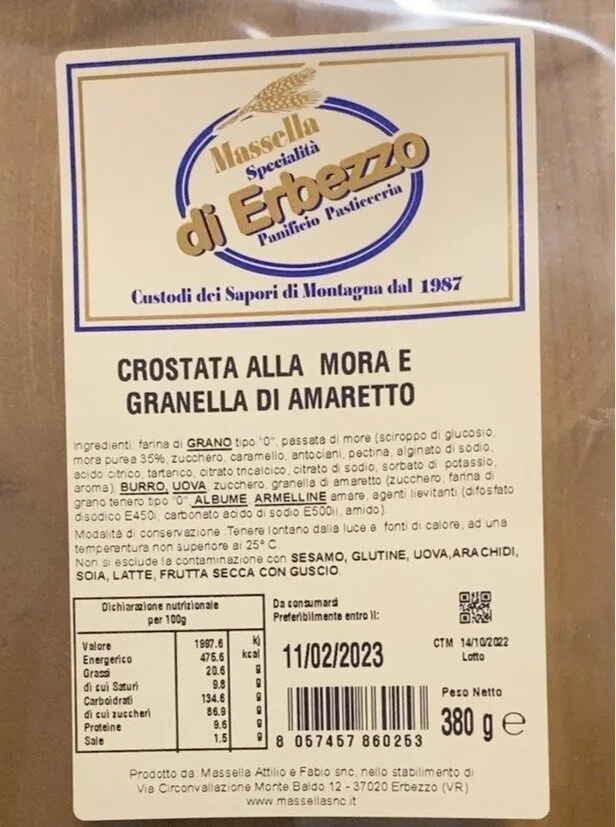 Crostata alla mora