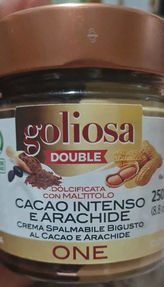 Golosa double  cacao intenso e arachidi