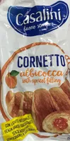 Croissants Casalini With Apricot Jam Filled,