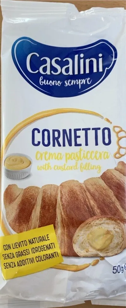 Cornetto crema pasticcera