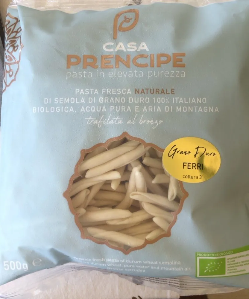 Pasta fresca naturale