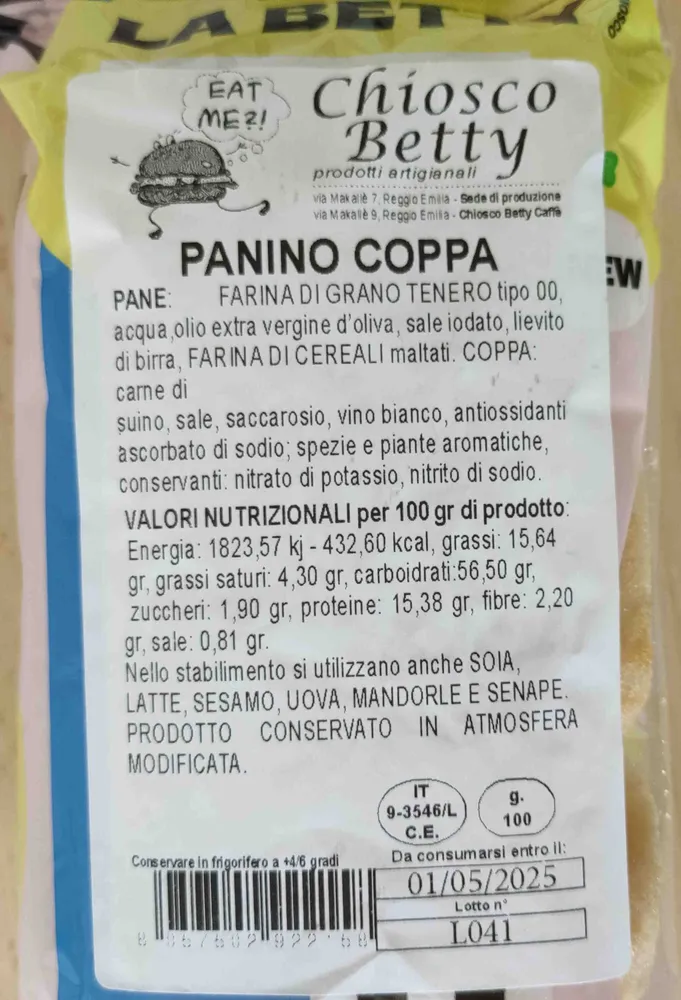 Panino coppa