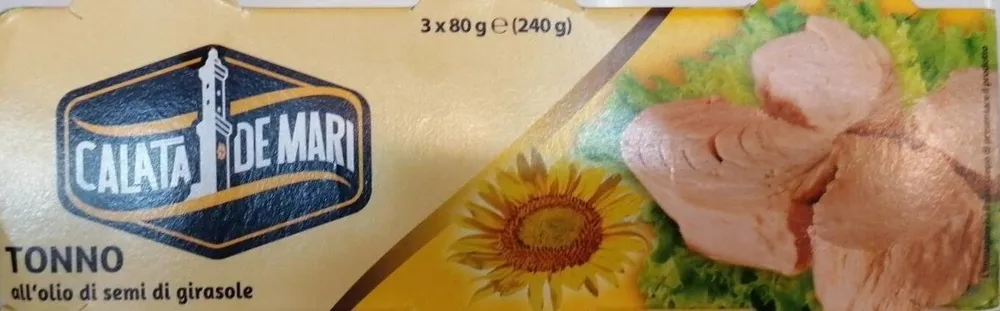 Tonno all'olio di semi di girasole
