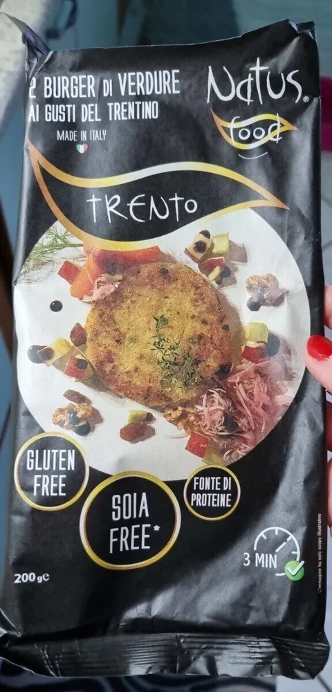 burger di verdure gusto trentino