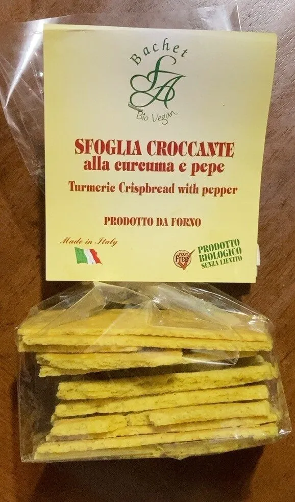 Sfoglia croccante alla curcuma e pepe