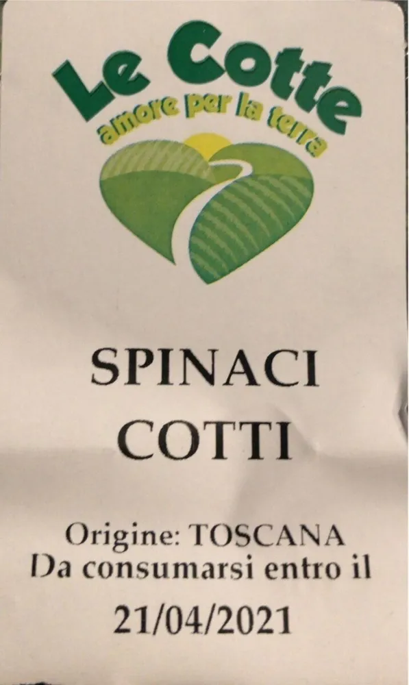 Spinaci cotti