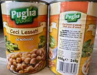 Ceci lessati al naturale