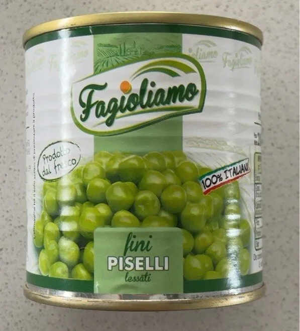 Piselli fini lessati