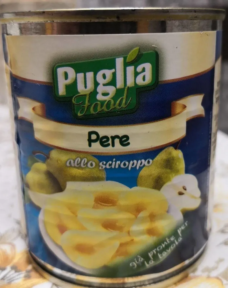 Pere allo sciroppo