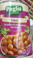 Ceci in salsa di pomodoro piccante