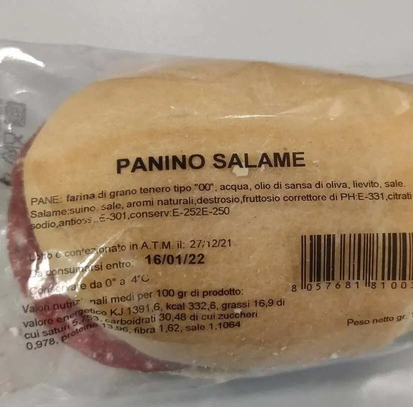 Panino salame