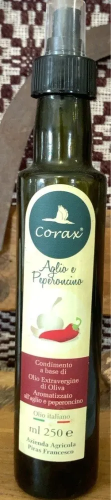 Olio Corax Aromatizzato Aglio/Peperoncino
