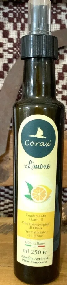 Olio Corax aromatizzato al Limone