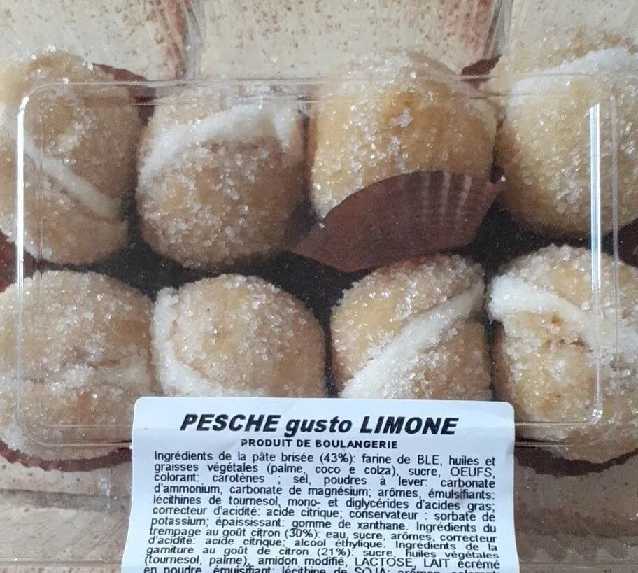 Boulangerie pêche gusto limone
