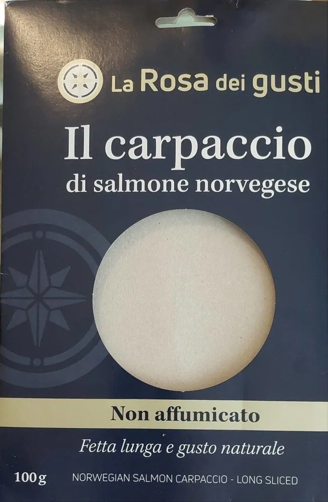 Carpaccio di salmone norvegese