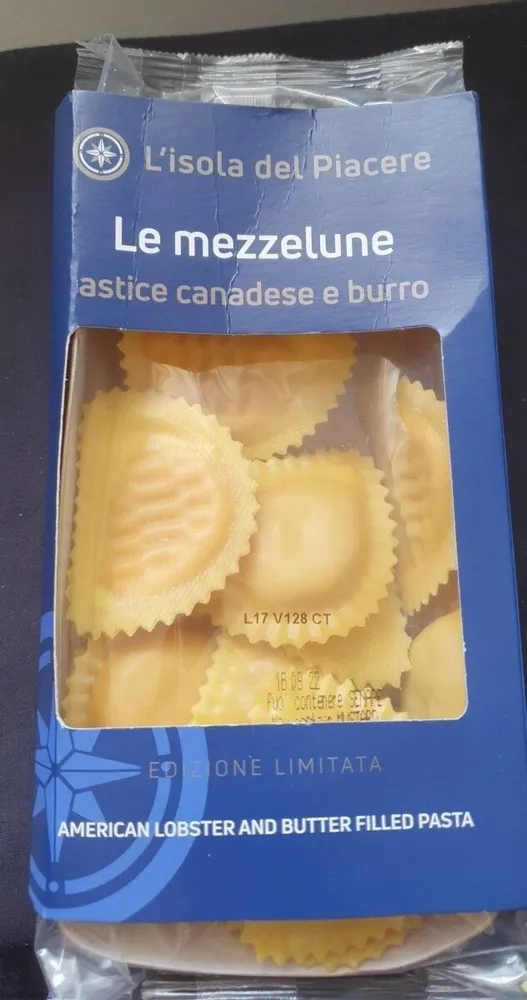 Mezzalune  astice canadese e burro