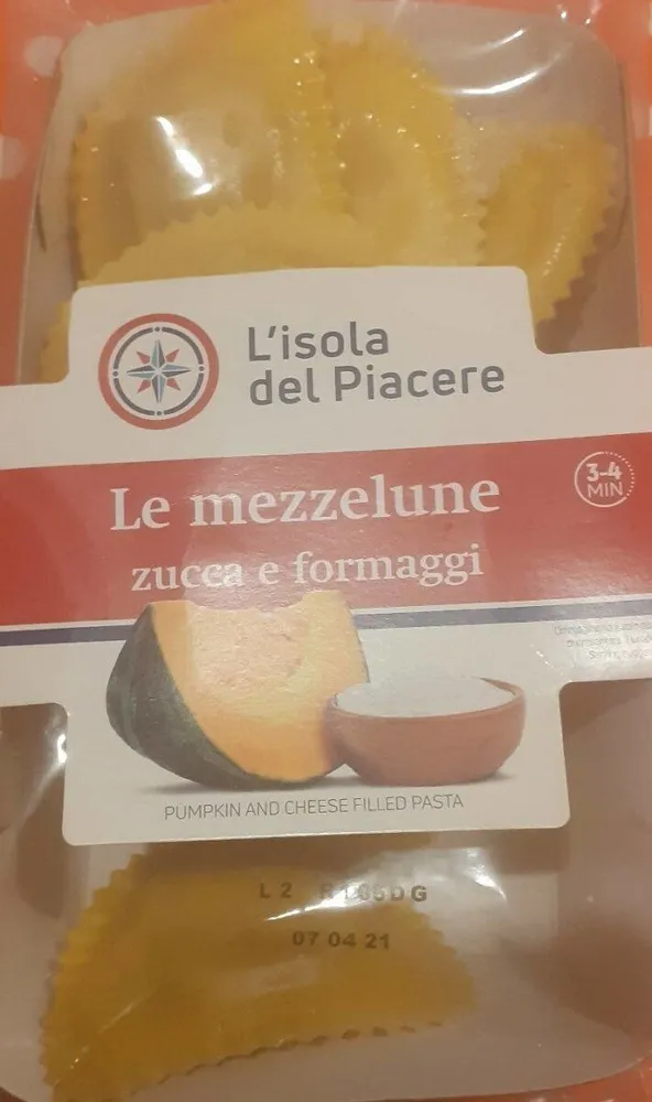 Le mezze lune Zucca e formaggi
