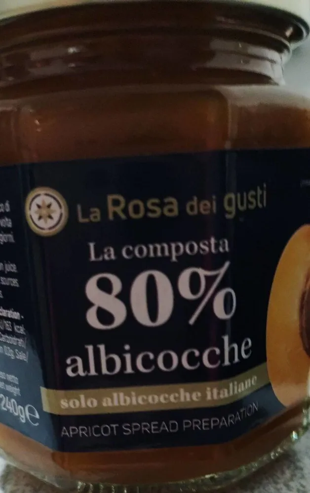 La composta 80% albicocche