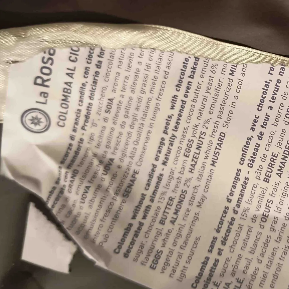 Colomba al cioccolato