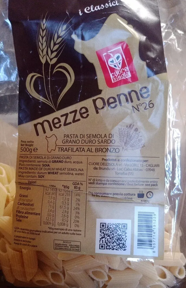 Mezze penne