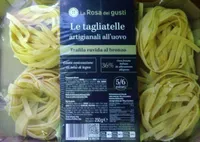 Le tagliatelle artigianali all'uovo