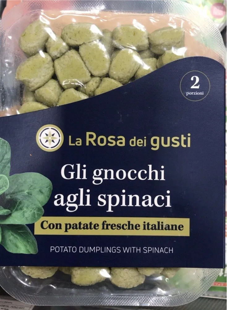 Gnocchi agli spinaci