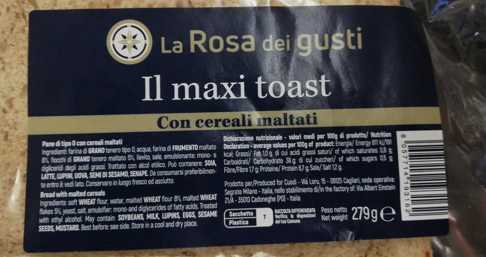 Il maxi toast