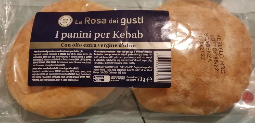 I panini per kebab