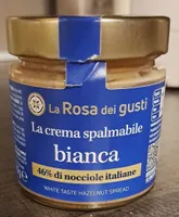 La crema spalmabile bianca