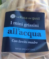 Mini grissini all’acqua