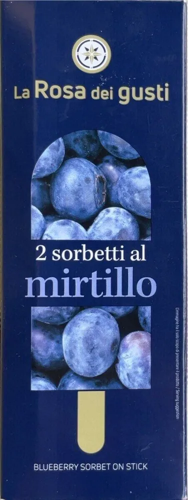 Sorbetto al mirtillo
