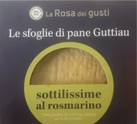 Sfoglie di pane guttiau al rismarino