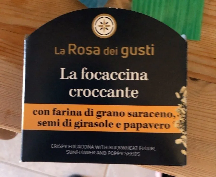 La focaccina croccante