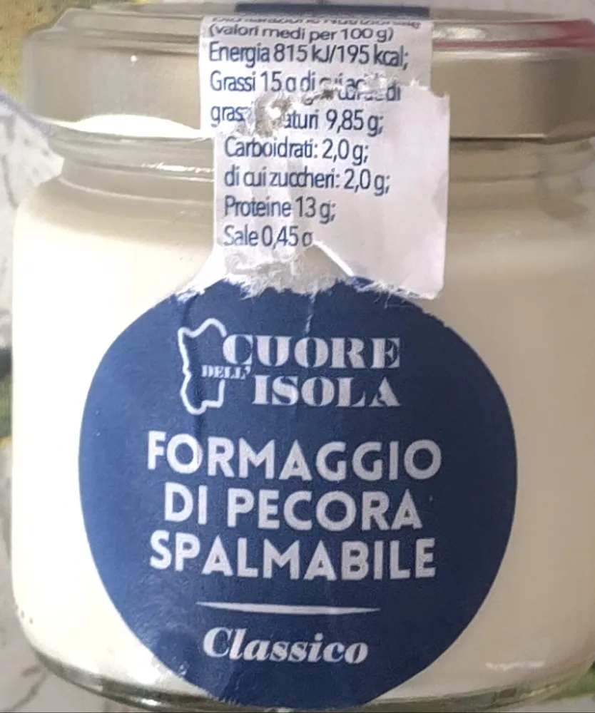 Formaggio di pecora spalmabile