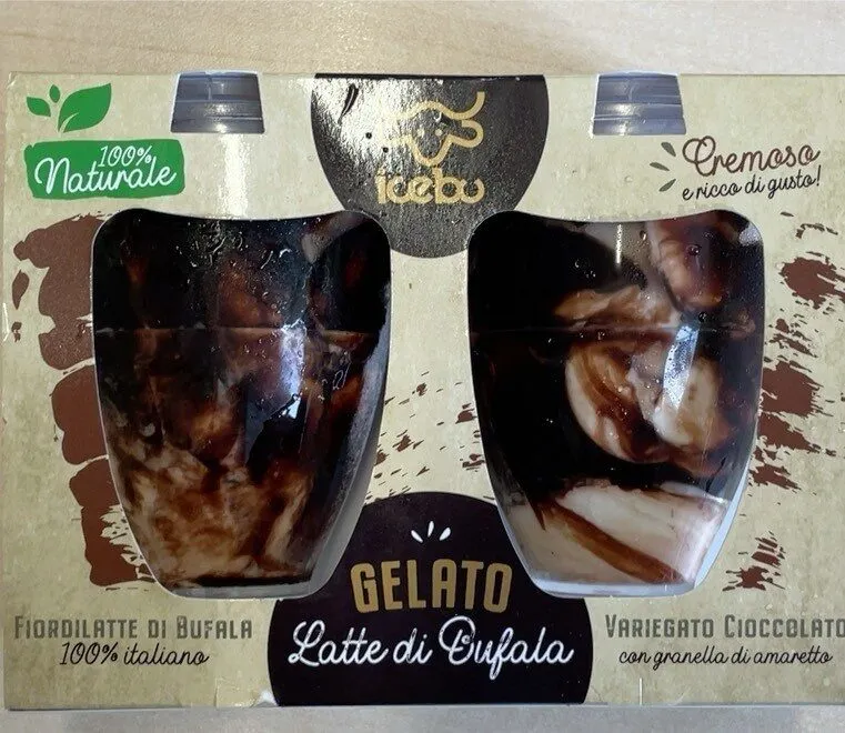 Gelato di Fiordilatte di Bufala al cioccolato