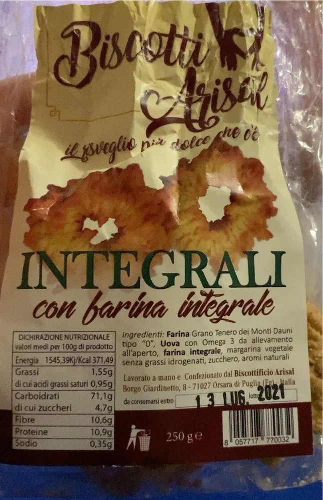 Biscotti integrali