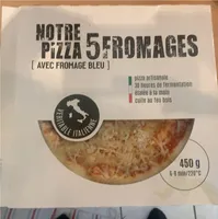 Notre pizza 5 fromages avec fromage bleu